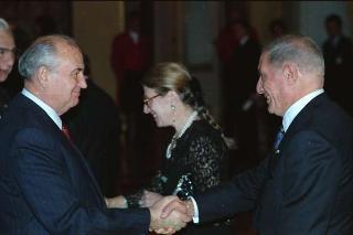 Visita di Stato del Presidente Michail Gorbaciov e la signora Raissa Gorbaciova