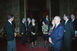 Visita di Stato del Presidente Michail Gorbaciov e la signora Raissa Gorbaciova