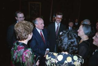 Visita di Stato del Presidente Michail Gorbaciov e la signora Raissa Gorbaciova