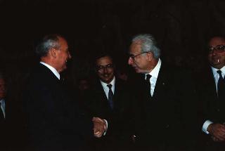 Visita di Stato del Presidente Michail Gorbaciov e la signora Raissa Gorbaciova