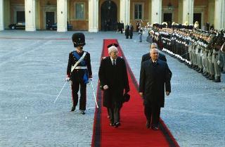 Visita di Stato del Presidente Michail Gorbaciov e la signora Raissa Gorbaciova