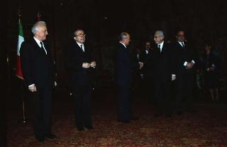 Visita di Stato del Presidente Michail Gorbaciov e la signora Raissa Gorbaciova