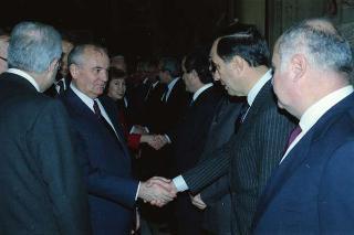 Visita di Stato del Presidente Michail Gorbaciov e la signora Raissa Gorbaciova