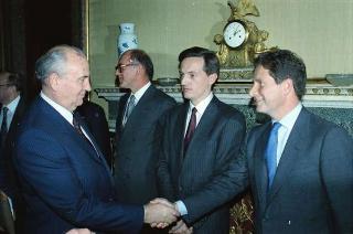 Visita di Stato del Presidente Michail Gorbaciov e la signora Raissa Gorbaciova