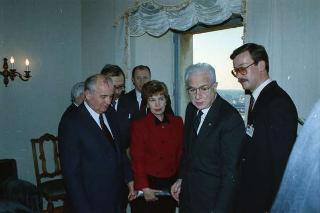 Visita di Stato del Presidente Michail Gorbaciov e la signora Raissa Gorbaciova