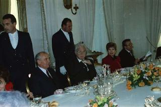 Visita di Stato del Presidente Michail Gorbaciov e la signora Raissa Gorbaciova