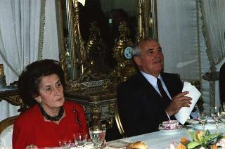 Visita di Stato del Presidente Michail Gorbaciov e la signora Raissa Gorbaciova