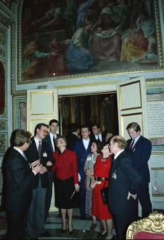 Visita di Stato del Presidente Michail Gorbaciov e la signora Raissa Gorbaciova