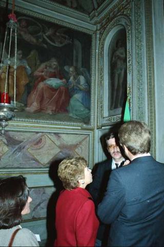 Visita di Stato del Presidente Michail Gorbaciov e la signora Raissa Gorbaciova