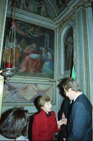 Visita di Stato del Presidente Michail Gorbaciov e la signora Raissa Gorbaciova