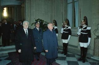 Visita di Stato del Presidente Michail Gorbaciov e la signora Raissa Gorbaciova