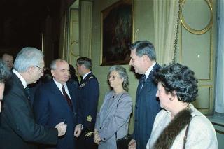 Visita di Stato del Presidente Michail Gorbaciov e la signora Raissa Gorbaciova