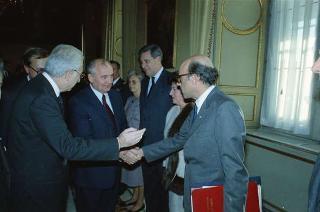 Visita di Stato del Presidente Michail Gorbaciov e la signora Raissa Gorbaciova