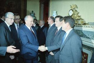 Visita di Stato del Presidente Michail Gorbaciov e la signora Raissa Gorbaciova