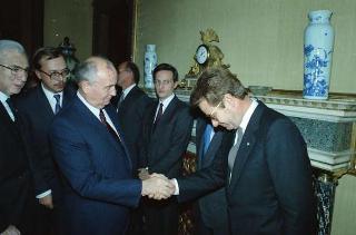 Visita di Stato del Presidente Michail Gorbaciov e la signora Raissa Gorbaciova