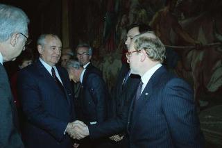 Visita di Stato del Presidente Michail Gorbaciov e la signora Raissa Gorbaciova