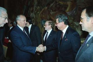 Visita di Stato del Presidente Michail Gorbaciov e la signora Raissa Gorbaciova
