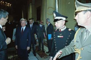 Visita di Stato del Presidente Michail Gorbaciov e la signora Raissa Gorbaciova