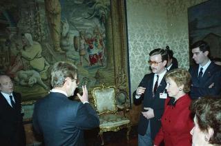 Visita di Stato del Presidente Michail Gorbaciov e la signora Raissa Gorbaciova