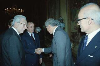 Visita di Stato del Presidente Michail Gorbaciov e la signora Raissa Gorbaciova