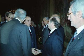 Visita di Stato del Presidente Michail Gorbaciov e la signora Raissa Gorbaciova