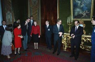 Visita di Stato del Presidente Michail Gorbaciov e la signora Raissa Gorbaciova