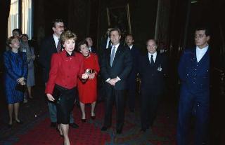 Visita di Stato del Presidente Michail Gorbaciov e la signora Raissa Gorbaciova
