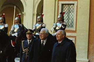 Visita di Stato del Presidente Michail Gorbaciov e la signora Raissa Gorbaciova
