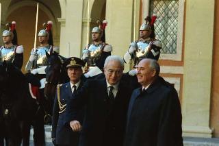 Visita di Stato del Presidente Michail Gorbaciov e la signora Raissa Gorbaciova