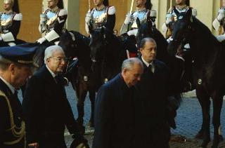 Visita di Stato del Presidente Michail Gorbaciov e la signora Raissa Gorbaciova