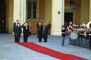 Visita di Stato del Presidente Michail Gorbaciov e la signora Raissa Gorbaciova