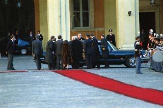 Visita di Stato del Presidente Michail Gorbaciov e la signora Raissa Gorbaciova