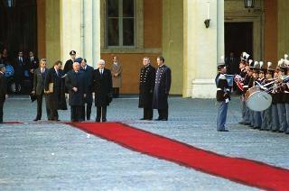 Visita di Stato del Presidente Michail Gorbaciov e la signora Raissa Gorbaciova