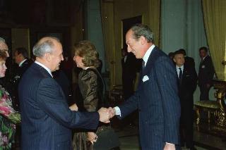 Visita di Stato del Presidente Michail Gorbaciov e la signora Raissa Gorbaciova