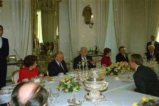 Visita di Stato del Presidente Michail Gorbaciov e la signora Raissa Gorbaciova