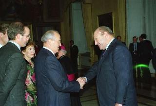 Visita di Stato del Presidente Michail Gorbaciov e la signora Raissa Gorbaciova