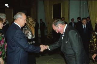 Visita di Stato del Presidente Michail Gorbaciov e la signora Raissa Gorbaciova