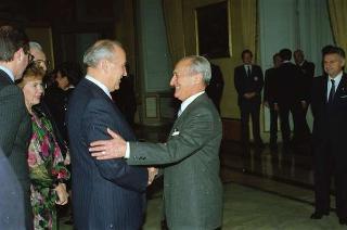 Visita di Stato del Presidente Michail Gorbaciov e la signora Raissa Gorbaciova