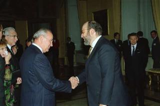 Visita di Stato del Presidente Michail Gorbaciov e la signora Raissa Gorbaciova