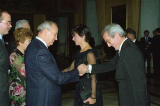 Visita di Stato del Presidente Michail Gorbaciov e la signora Raissa Gorbaciova