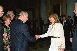 Visita di Stato del Presidente Michail Gorbaciov e la signora Raissa Gorbaciova