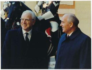 Visita di Stato del Presidente Michail Gorbaciov e la signora Raissa Gorbaciova