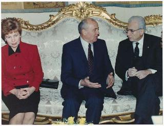 Visita di Stato del Presidente Michail Gorbaciov e la signora Raissa Gorbaciova