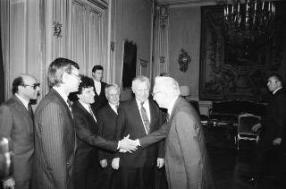 Il Presidente della Repubblica Francesco Cossiga riceve in udienza Mieczyslaw Franciszek Rakowski, segretario generale del Partito operaio unificato polacco
