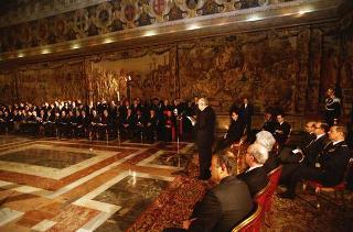 Presentazione degli auguri al Presidente della Repubblica Francesco Cossiga da parte del Corpo diplomatico