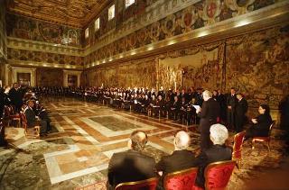 Presentazione degli auguri al Presidente della Repubblica Francesco Cossiga da parte del Corpo diplomatico