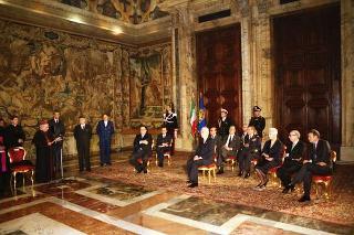 Presentazione degli auguri al Presidente della Repubblica Francesco Cossiga da parte del Corpo diplomatico