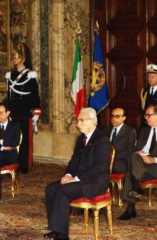 Presentazione degli auguri al Presidente della Repubblica Francesco Cossiga da parte del Corpo diplomatico