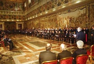 Presentazione degli auguri al Presidente della Repubblica Francesco Cossiga da parte del Corpo diplomatico