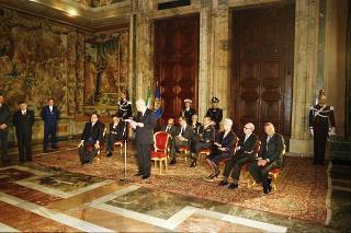 Presentazione degli auguri al Presidente della Repubblica Francesco Cossiga da parte del Corpo diplomatico